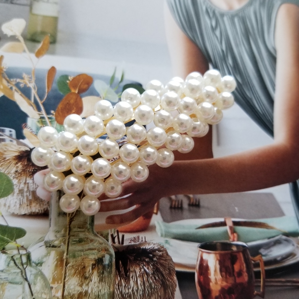 Pearl Hairpin/Hair Barrette